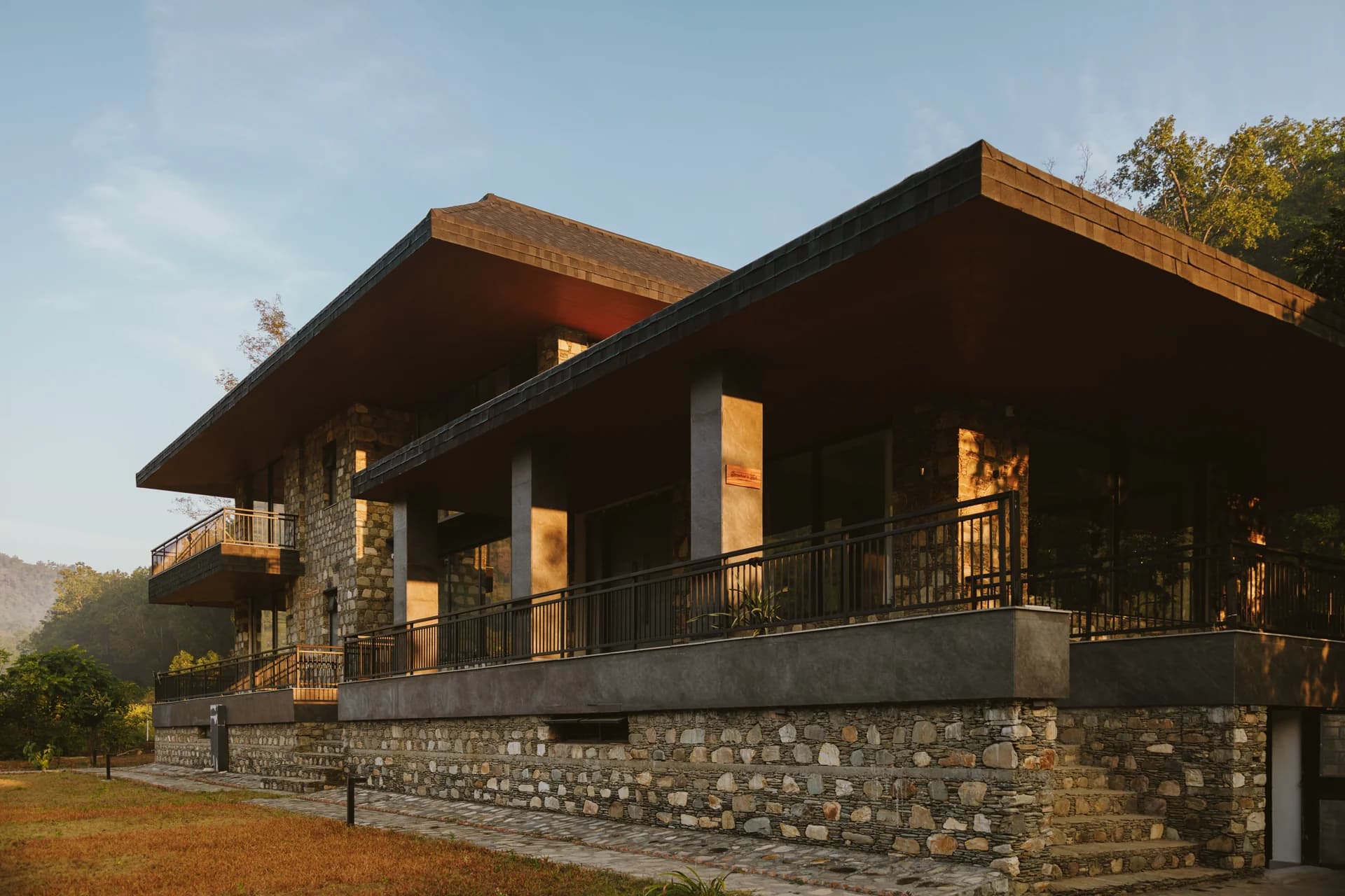 The Gaj Resort main building entrance